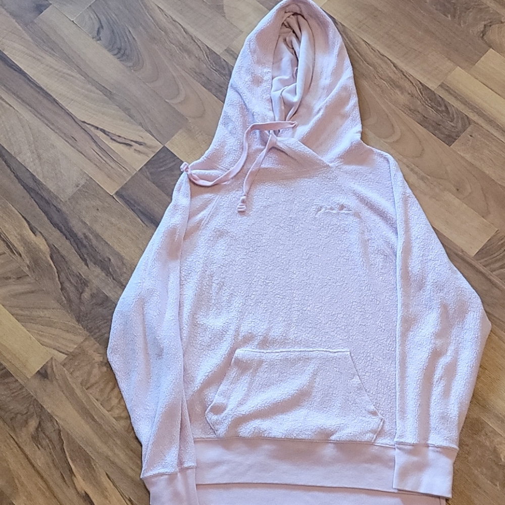 Pink Victoria secret top like terrycloth